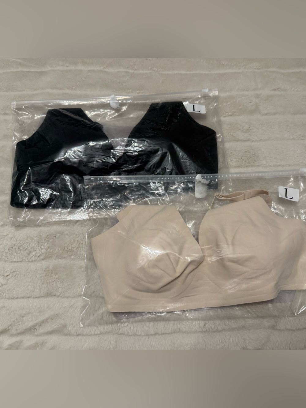 Seamless Kids Nude and Black Underwear Set - Comfortable Stretch Fabric